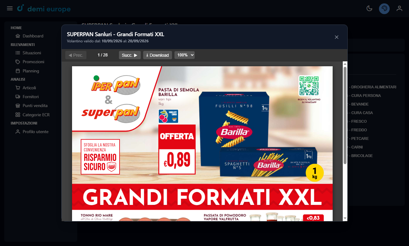 Promozioni – Viewer volantino